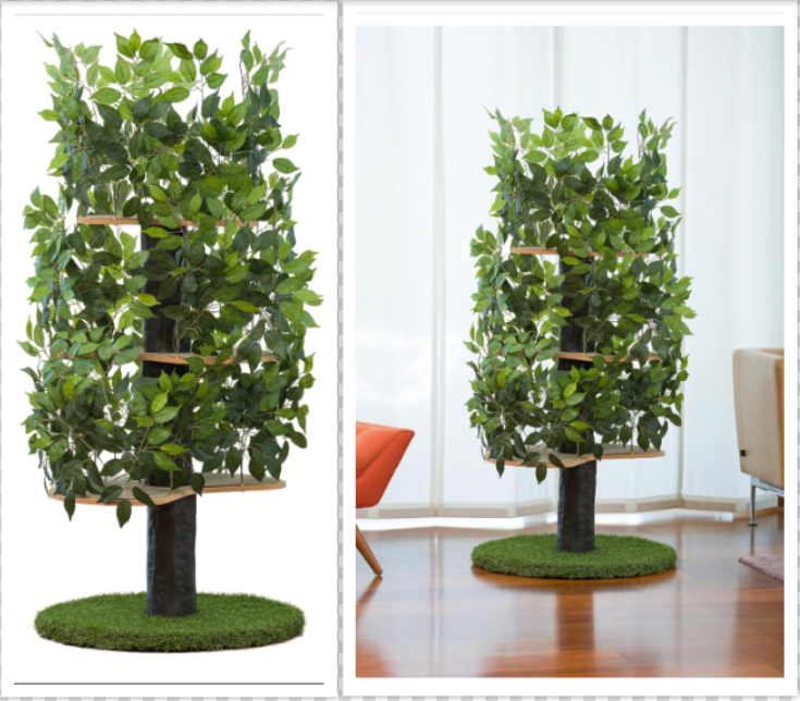 On2 Pets Cat Tree with Leaves for indoor cats