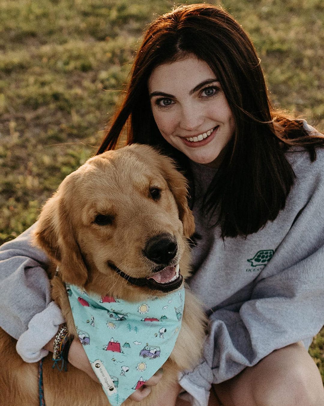 Alison Appleby and Her Adorable Golden Retriever Service Dog