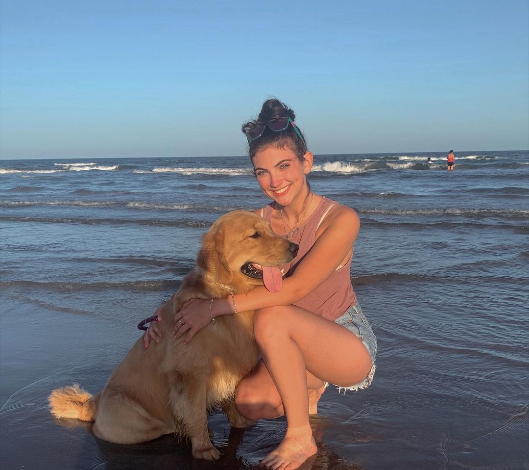 Alison Appleby and Her Adorable Golden Retriever Service Dog