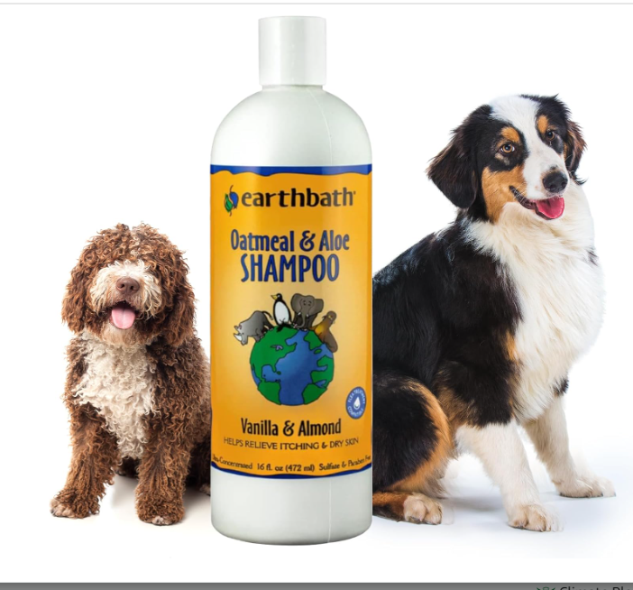 The Earthbath Oatmeal and Aloe Dog Shampoo