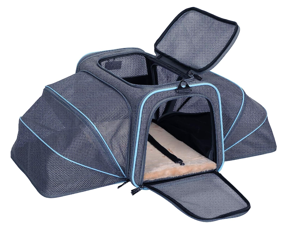 Expandable Soft-Sided Pet Carrier