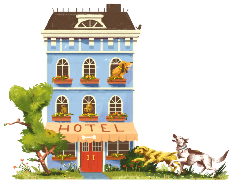 The Noble Dog Hotel in Greenville, South Carolina