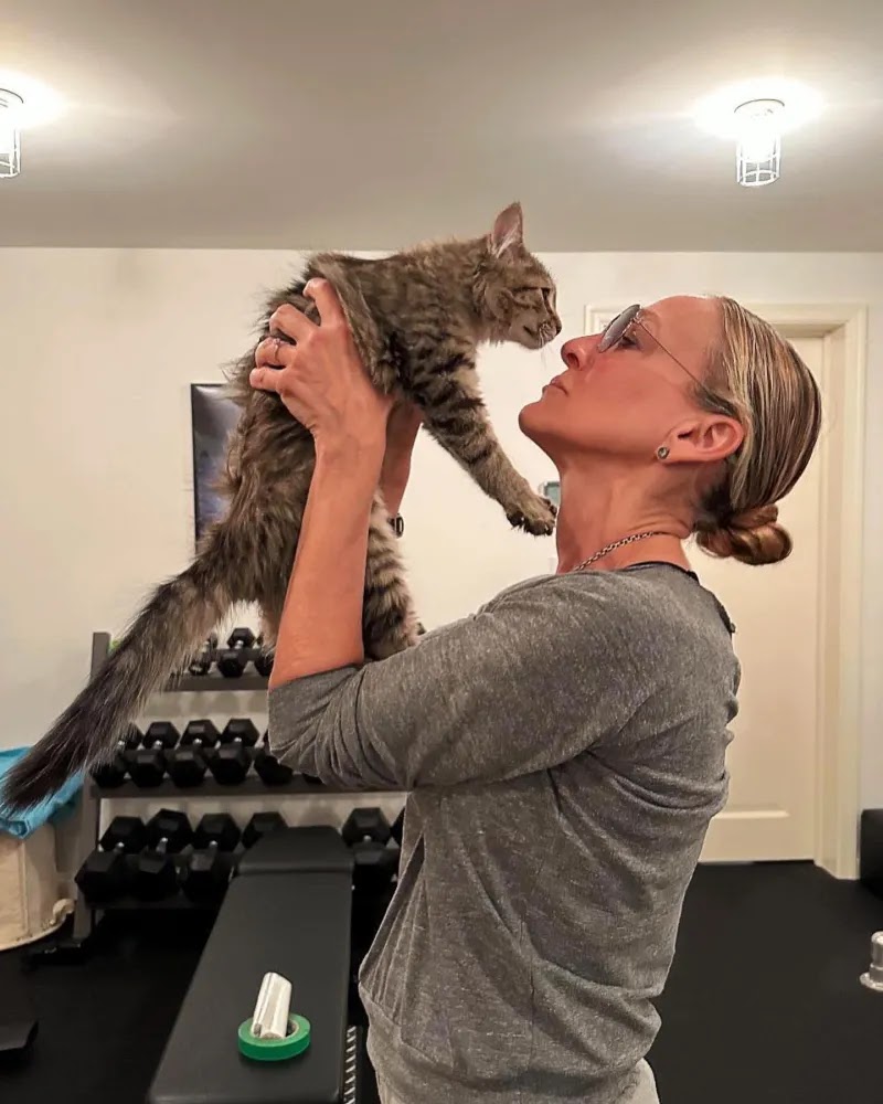 Sarah Jessica Parker and her cat